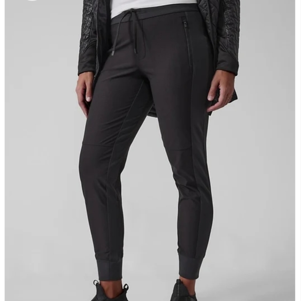 Athleta Black Headlands Hybrid Trek Jogger Pants